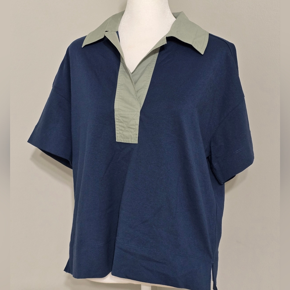 Everlane The Retro Jersey Polo Women's Size Small - Picture 4 of 9
